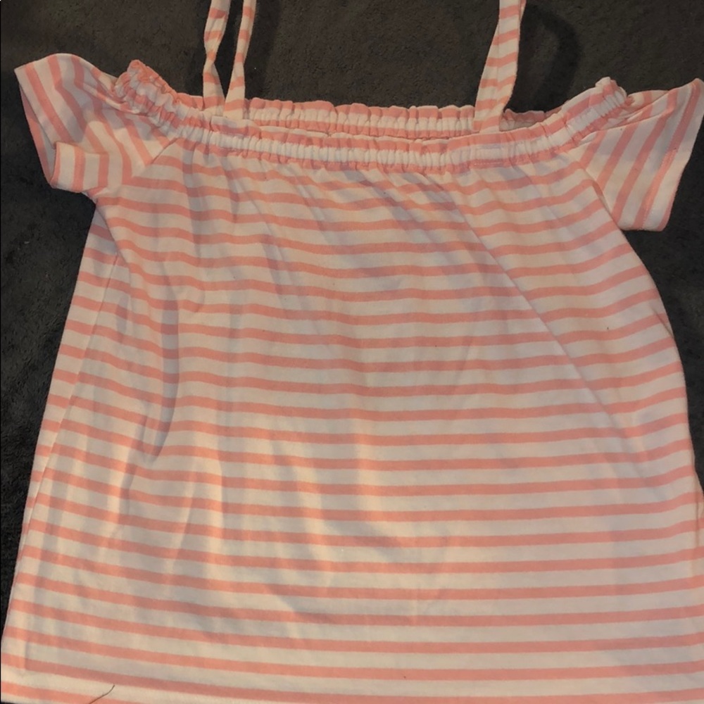 Girls cold shoulder top size 7/8